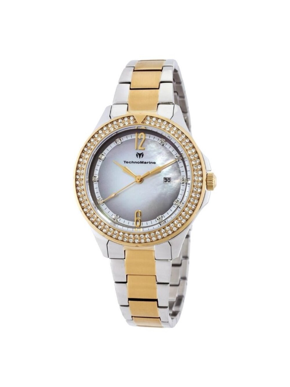 NWT Technomarine Luna Quartz Crystal Ladies Watch
